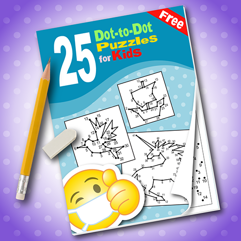 25 Dot-to-Dot Puzzles for Kids