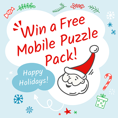 Happy Holidays 2026 with a Free Mobile Puzzle Pack!