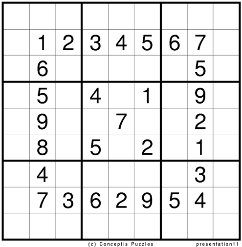 Classic Conceptis Sudoku